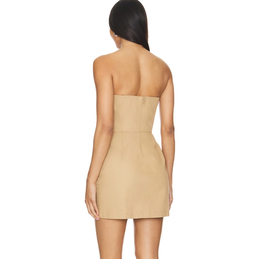Amanda Uprichard Meline Beige Dress - Picture 3 of 3